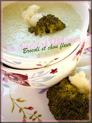 SOUPE BROCO CHOU FLEUR 1+