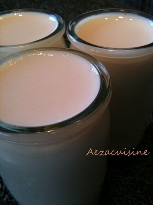 Yaourts au jasmin