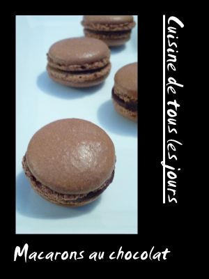 macarons au chocolat 3