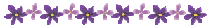 Guirlande violettes