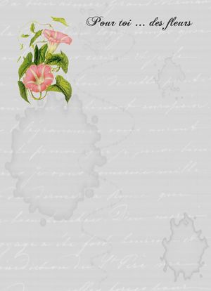 pour toi des fleurs