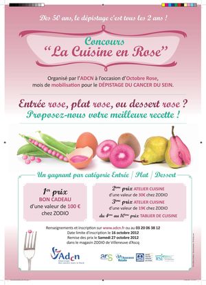 Affiche Octobre Rose 2012