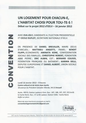 Convention logement V