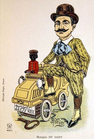 1906 De Dion carte
