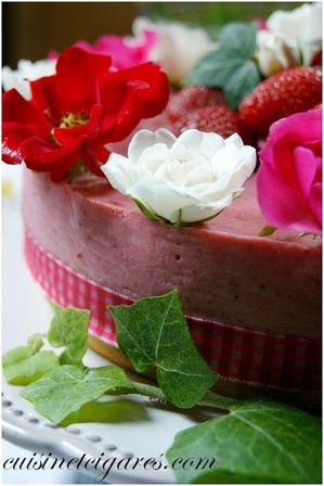 Bavarois Fraises Pistaches Duo 20