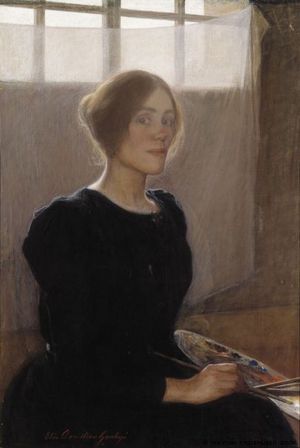 Autoportrait – Elin Danielson Gambogi (1861-1919)