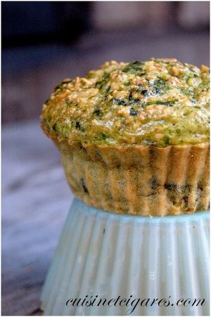 Muffins Epinards Roquette et Menthe Duo 2