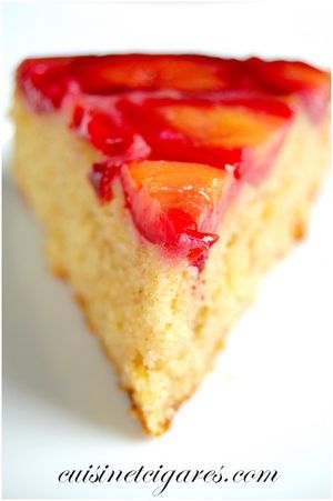 Gâteau Renversé aux Prunes 2