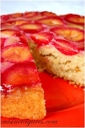 Gâteau Renversé aux Prunes Duo 11