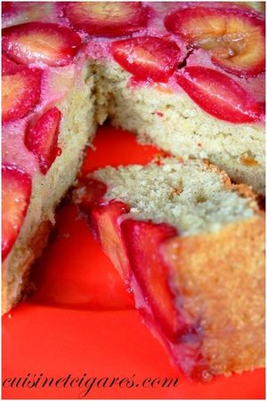 Gâteau Renversé aux Prunes Duo 2