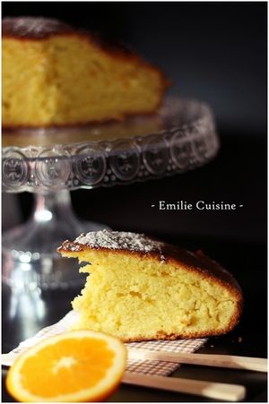 Gateau orange Emilie Cuisine