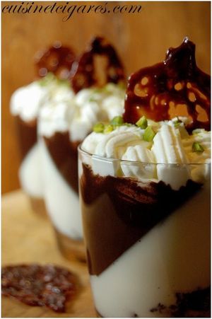 Panna cotta aux deux chocolats 2