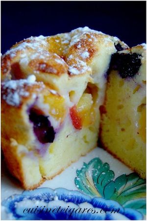 Petits Moelleux Ricotta Nectarines Myrtilles 43