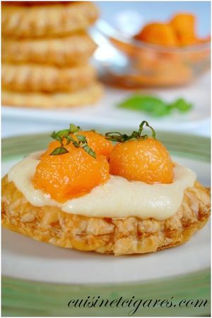 Tartelettes Fines Melon et Mascarpone 2