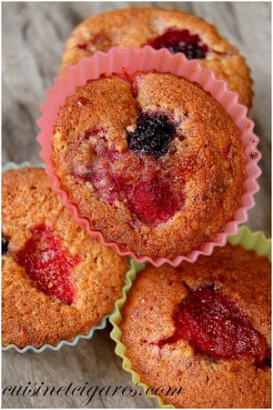Tendres Muffins Fruits Rouges Duo 1