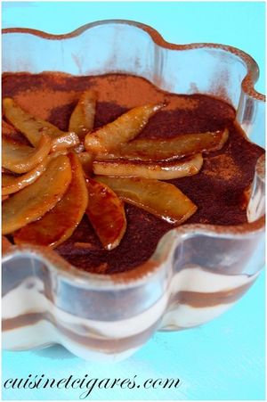 Tiramisu Poires et Caramel Beurre salé Duo 10