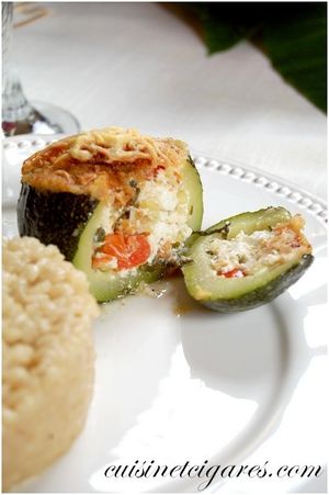 Courgettes rondes au Brocciu Duo 10