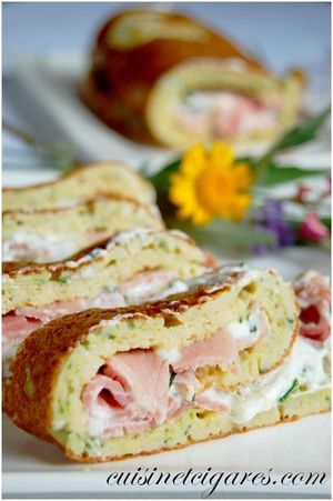 Omelette rioulée Courgettes 2