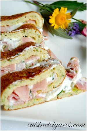 Omelette rioulée Courgettes 3