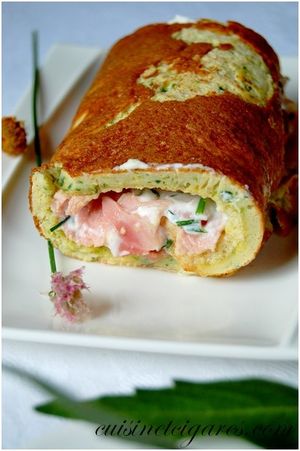 Omelette rioulée Courgettes 4