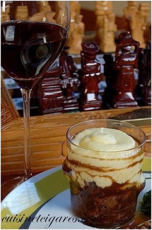 Queue de Boeuf et sa Purée en Verrine 1