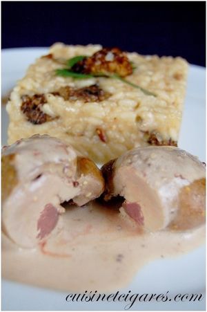 Rognons de veau et risotto aux morilles 4