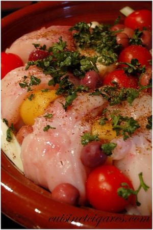 Tajine de Lotte Petits pois Pdt Duo 10