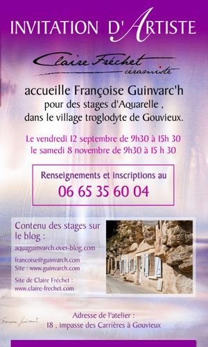 FLYER MODIFIÉ invitation Claire Fréchet