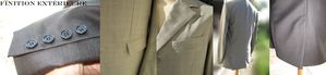 finition extérieure costume