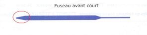 Fuseau avant court