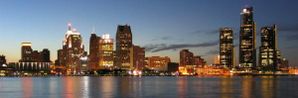Skyline von Detroit Skyline von Detroit