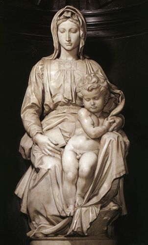 vierge à l'enfant bruges église NDAME