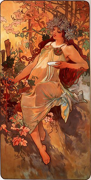 Alfons Mucha - 1896 - Autumn