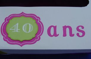 Urne anniversaire 40 ans - Le blog de capelloscrap