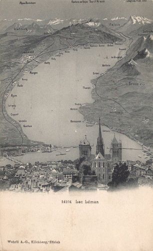 leman geneve ville lac pano