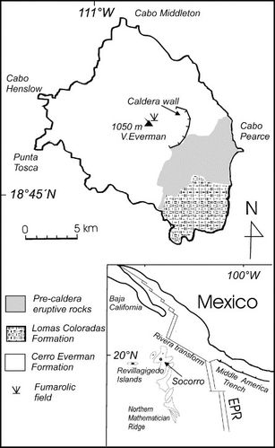 Socorro - everman volc - after Bohrson et al., 1996