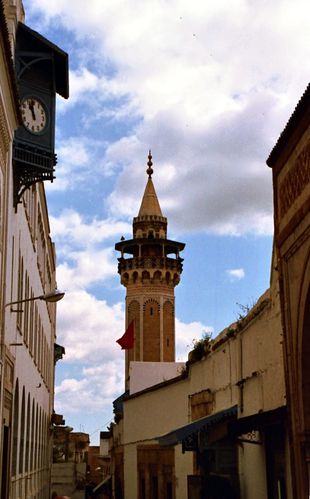 Tunis, la médina, Mosquée turque Jemaa Jedid
