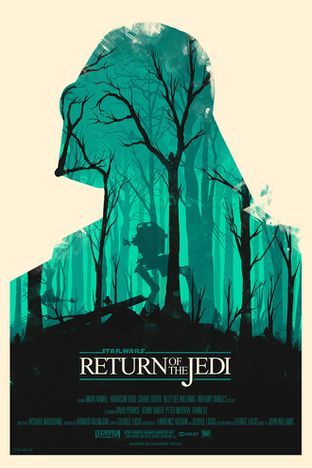 Le retour du Jedi by Olly Moss