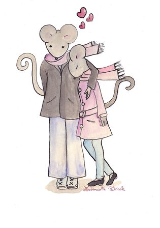 Saint Valentin souris