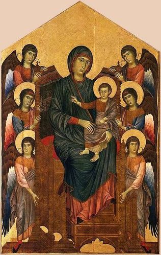 379px-Cenni di Pepo, dit Cimabue - La Vierge et l'Enfant en
