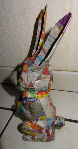 LAPIN PAPIER MACHE 018