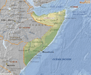 carte geographique somalie