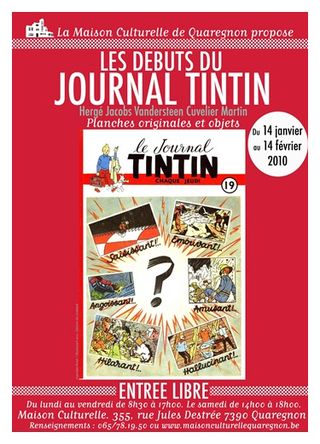 Expo debuts journal Tintin