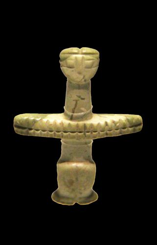 796a1b Figurine cruciforme (Chypre, 3900-2500 avant Jésus-