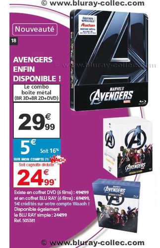 Avengers Steelbook Exclu Auchan copyright