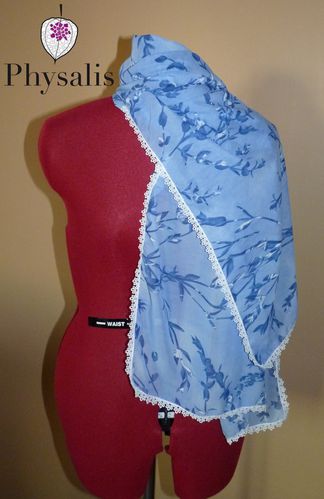 foulard bleu