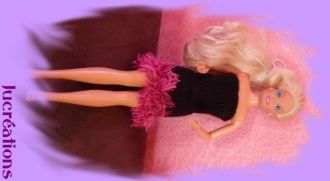 Barbie noir et fushia1