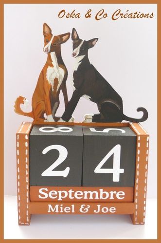 calendrier perpétuel podencos miel et joe