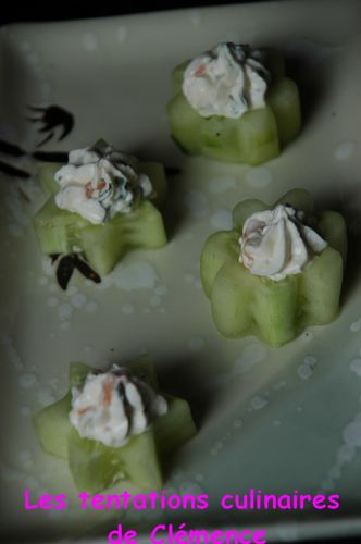 bouchées concombre carrés frais saumon2