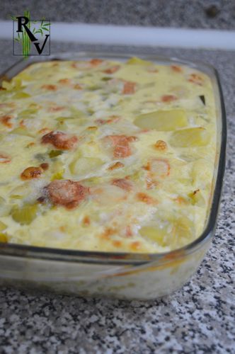 Gratin de Pommes de Terre aux Poireaux & Maroilles 1